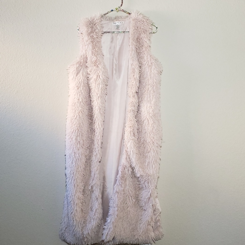 Light pink ankle length vest